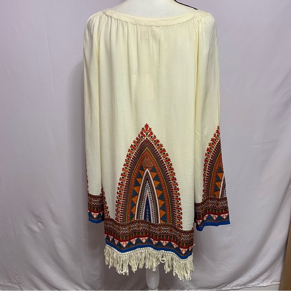 NWT Perch by Blu Pepper Western Bohemian Fringe Top Size 2XL #1327 - Picture 5 of 13